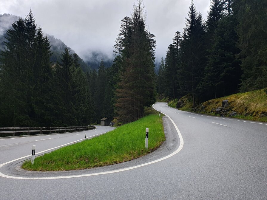 1104 km - Splügenpass at 1000 meters altitude